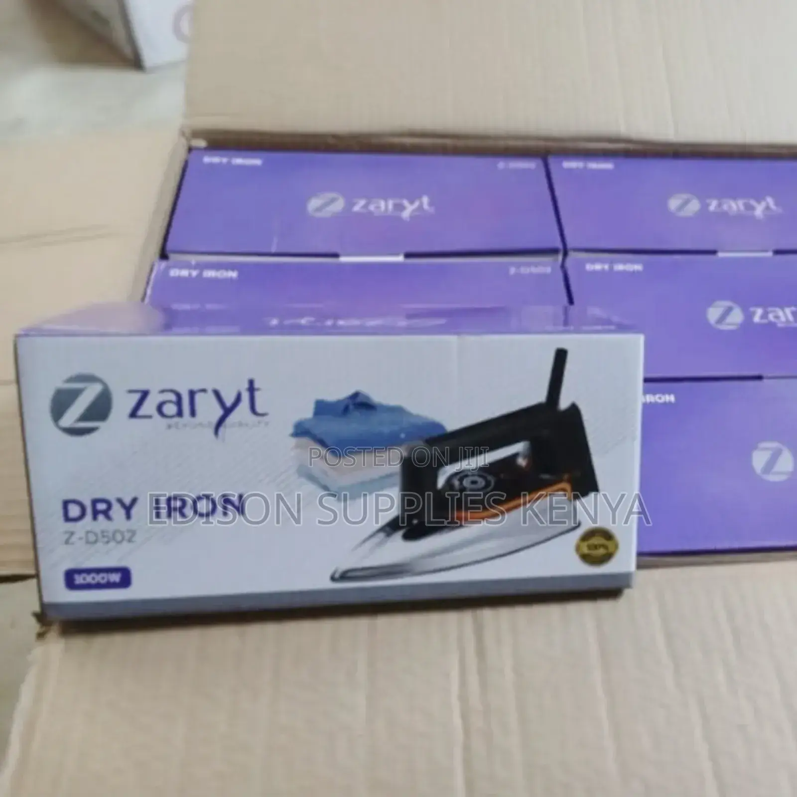 Dry Iron Nonstick Soleplate Iron Box 1000W Zaryt Iron