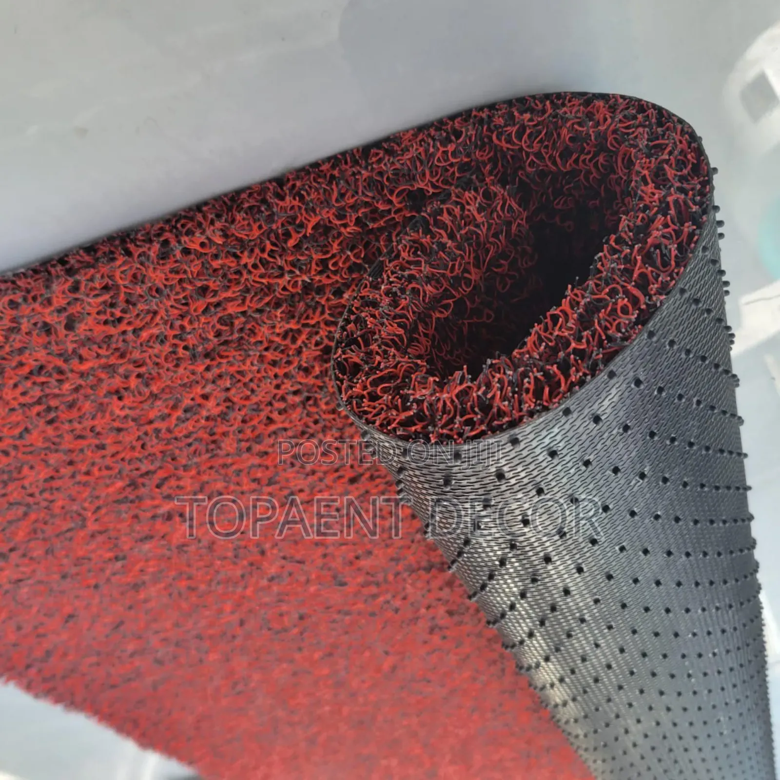Maroon Spaghetti PVC Antislip Mats