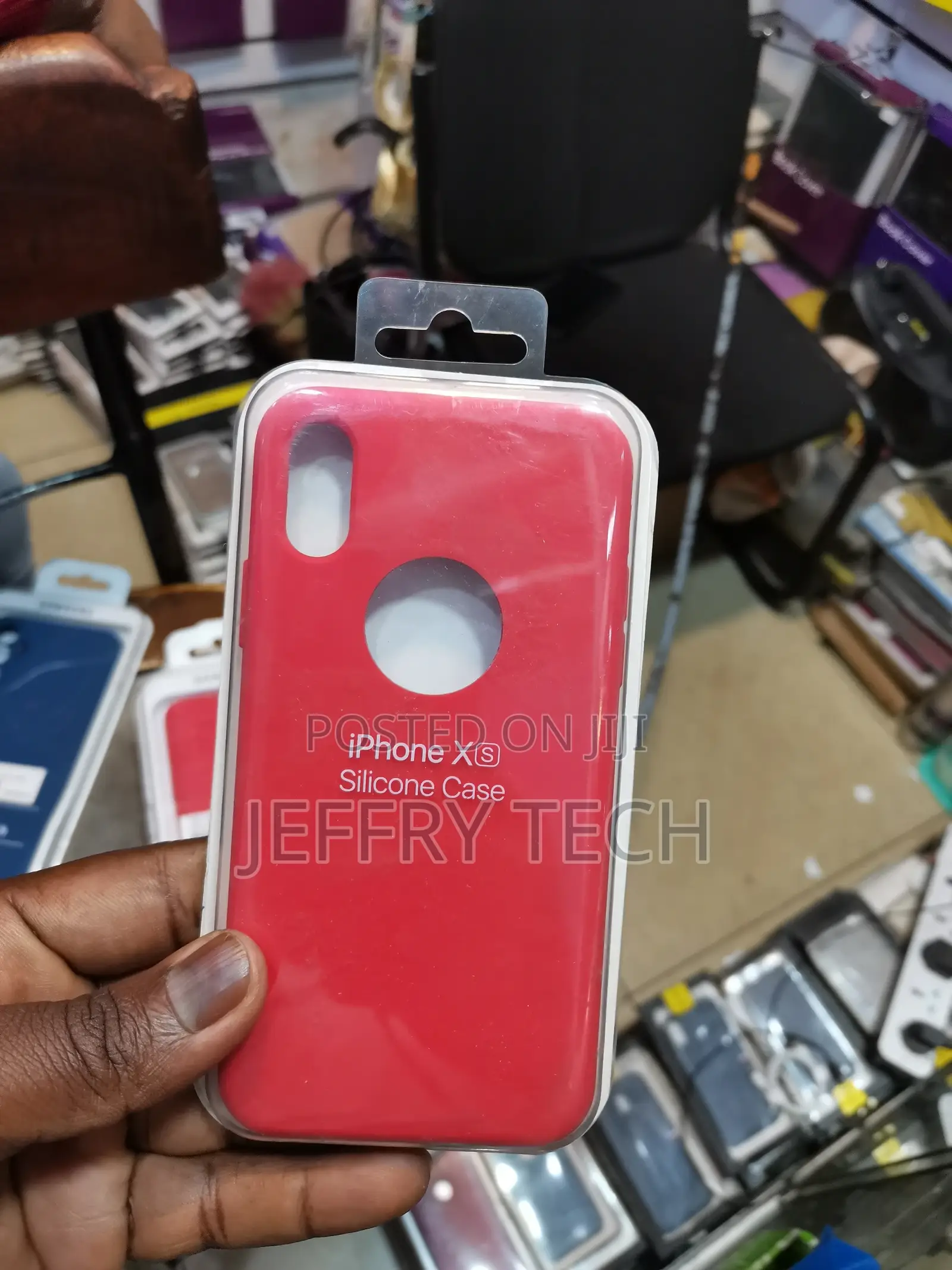 Silicone Phone Case for iPhone XS / iPhone X(5.8 Inch) -Red