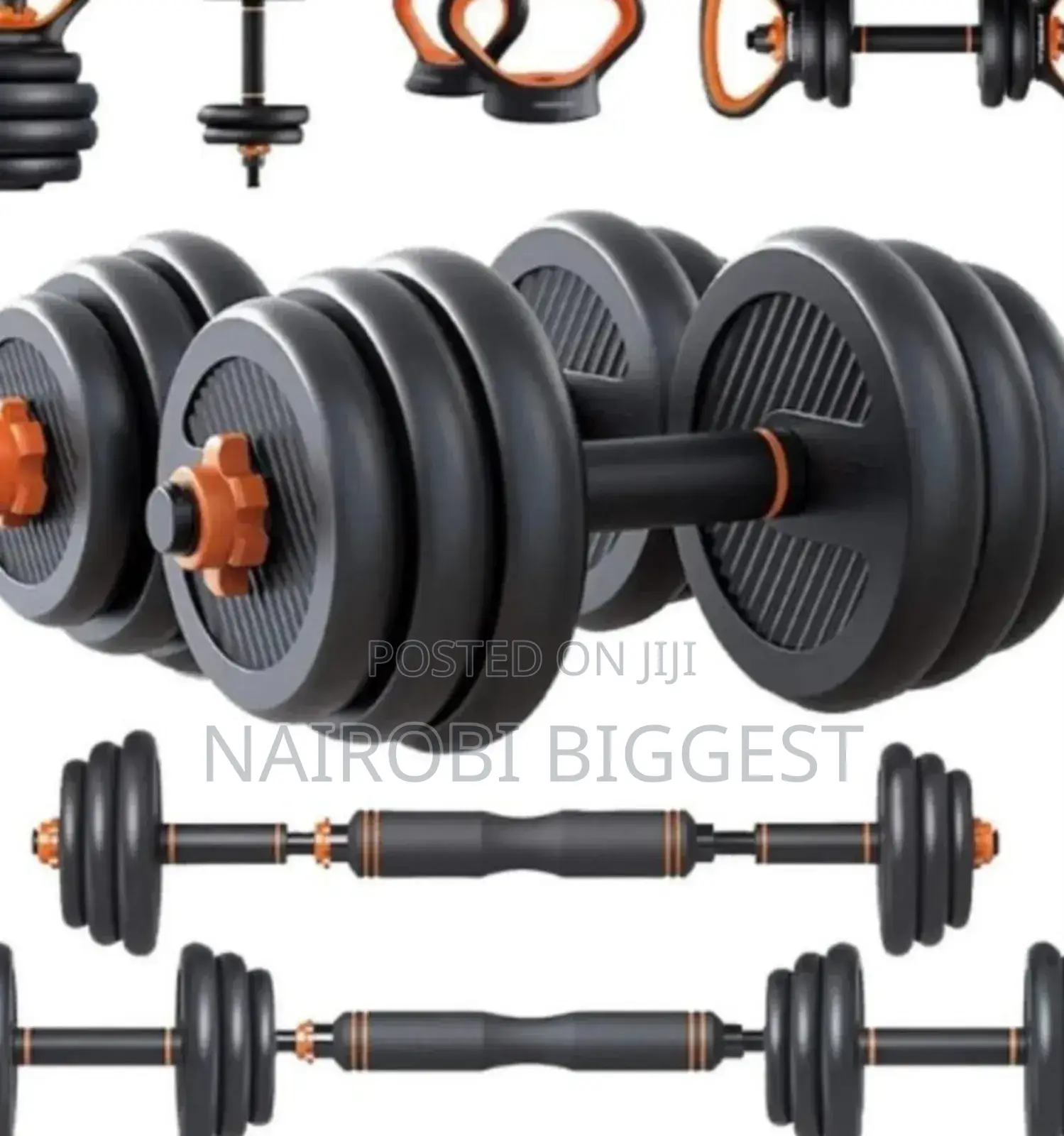 50kg 6in1 Dumbbell/Kettlebell