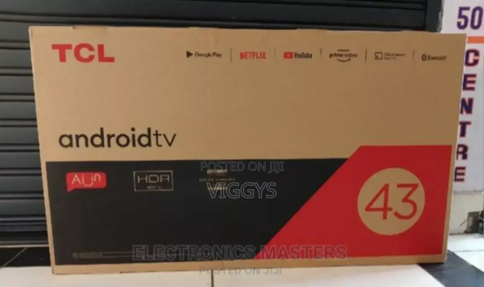 Quality TCL 43" Inches Smart Android Frameless TV TCL 43