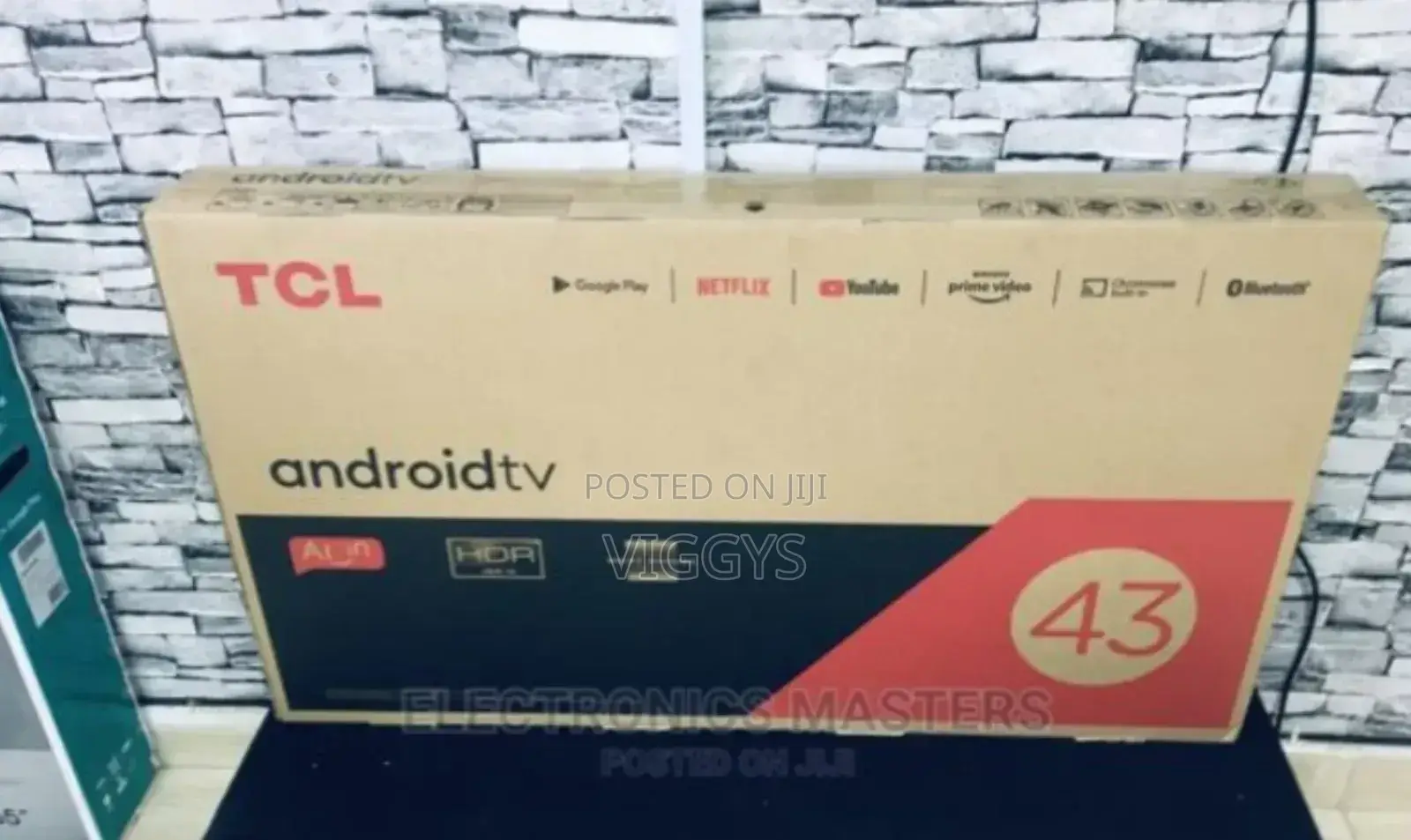 *TCL Full HD 43" Inch Smart Android TV With BT