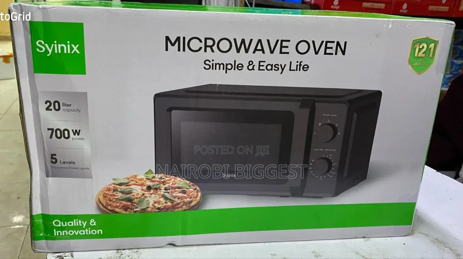 Syinix 20 Litres Manual Microwave