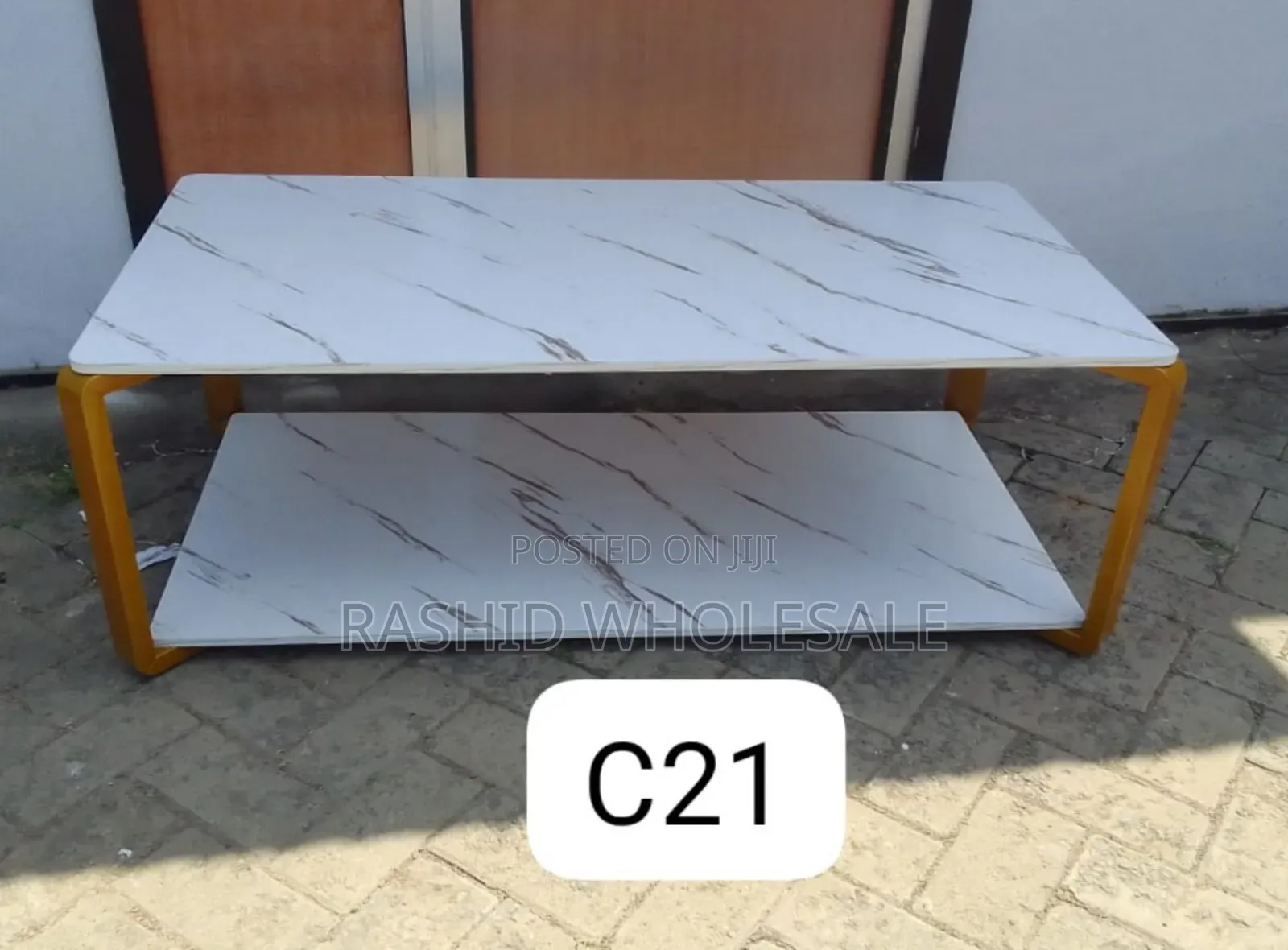 Smart Plain Coffee Marbel Table.