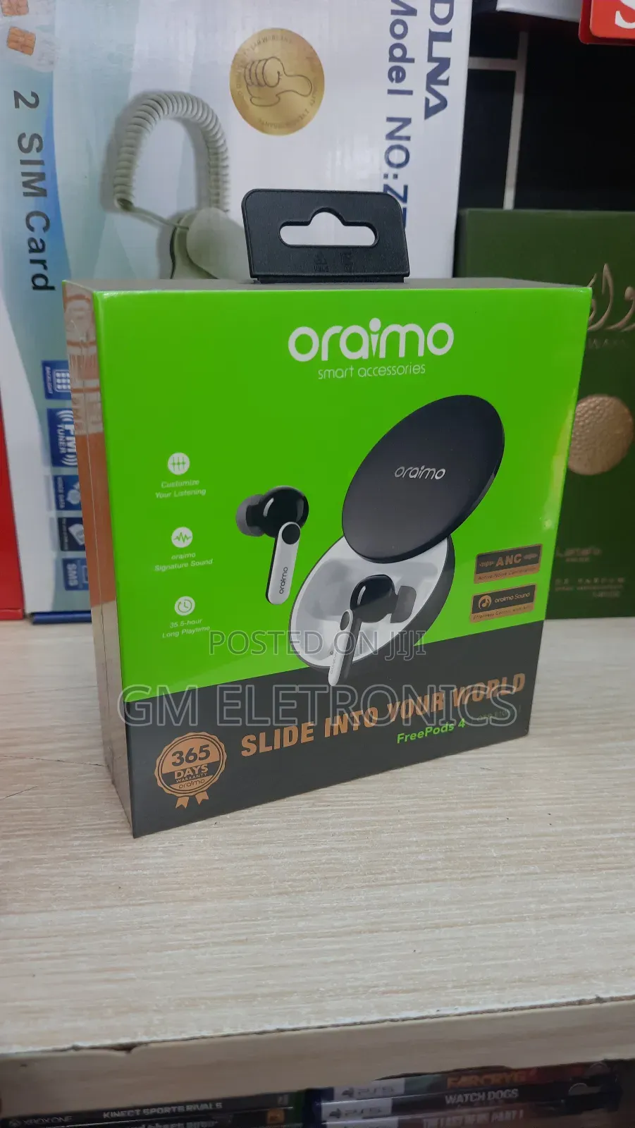 New Oraimo Freepods 4 ANC True Wireless Earbuds.