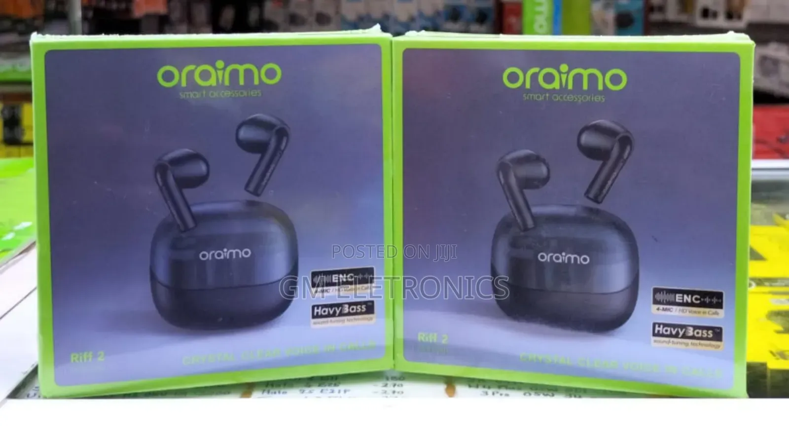 Oraimo Riff 2 ENC True Wireless Earbuds With APP Control.