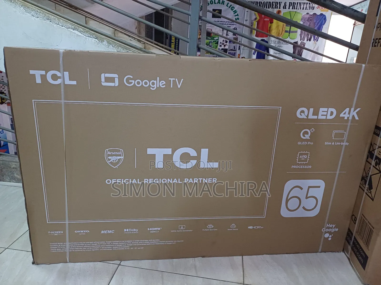 TCL 65 Inch Smart TV Frameless
