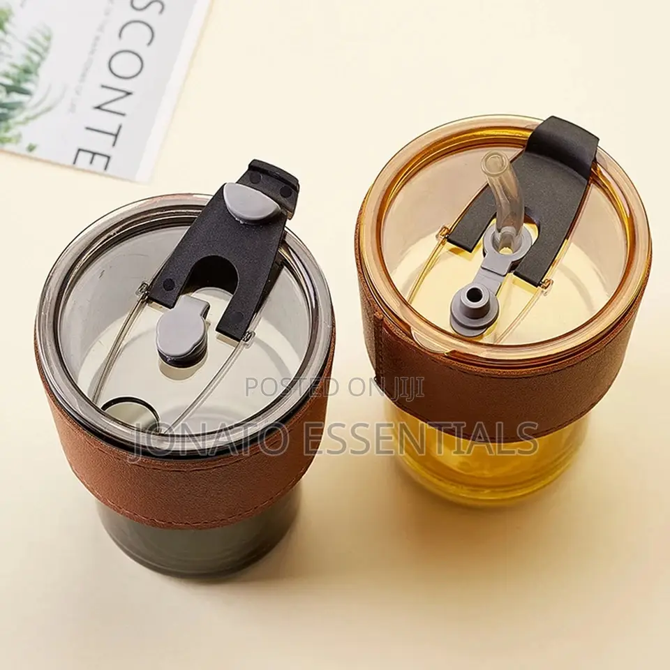 450ml Travel Mug With Lid and Straw