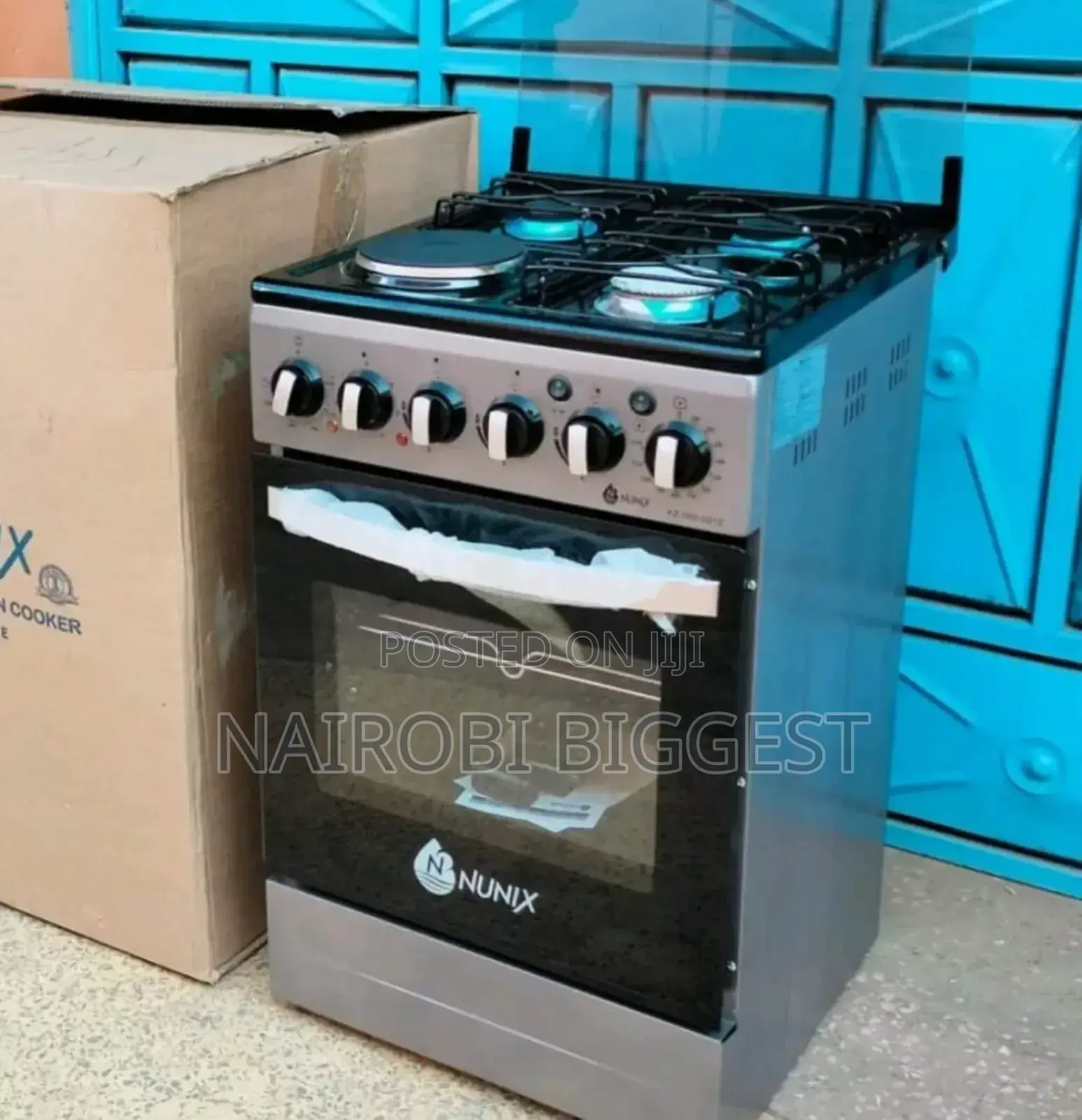 Nunix 60 By 60 Standing Cooker 3+1