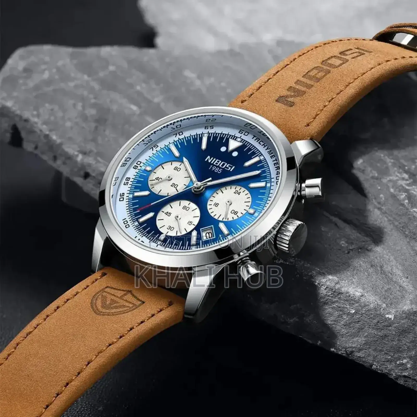 Nibosi Chronograph Wrist Leather Strap Watch Nibosi Watch