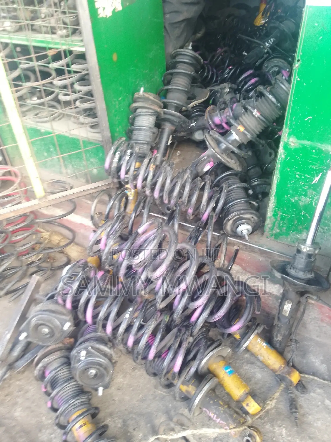 Subaru Impreza WRX Blistain Yellow Shock and Springs