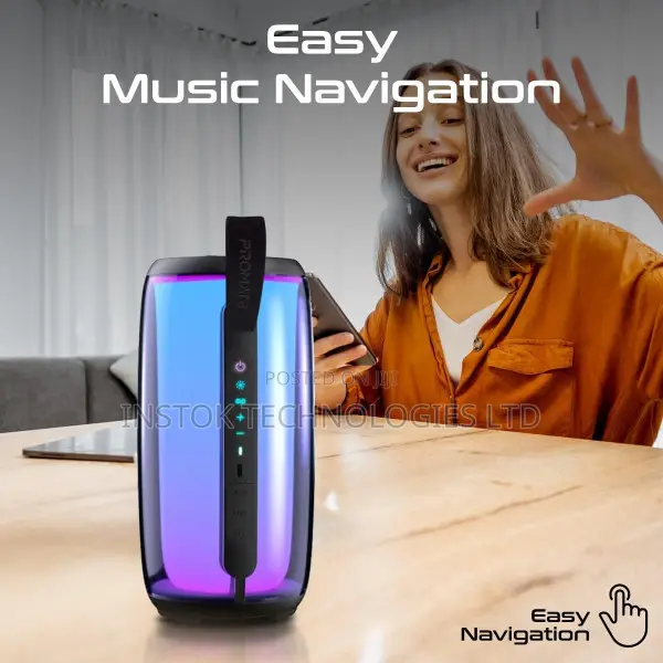 Promate Lumitower Wireless Portable Speaker 8W
