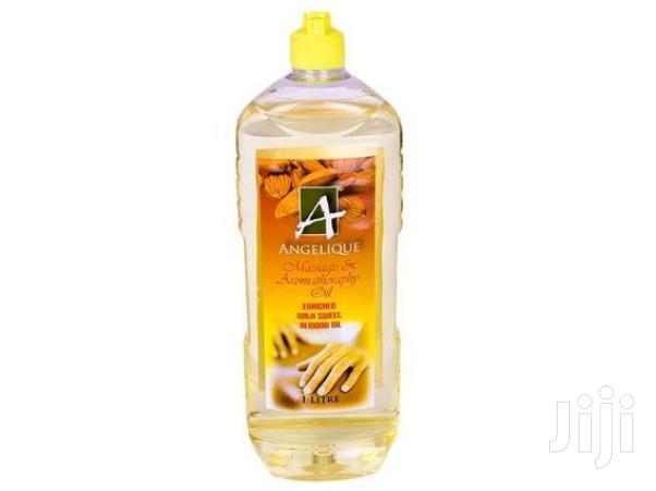 Angelique Almond Massage Oil & Aromatherapy Oil, (1 Litre)