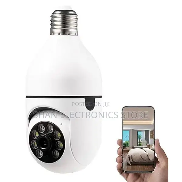 360 Surveillance Camera for Indoor Bulb Camera , 2.4ghz -