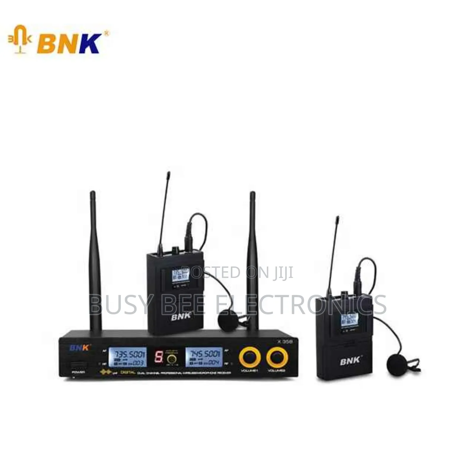 BNK Wireless Condles Gold Lapel Microphone System