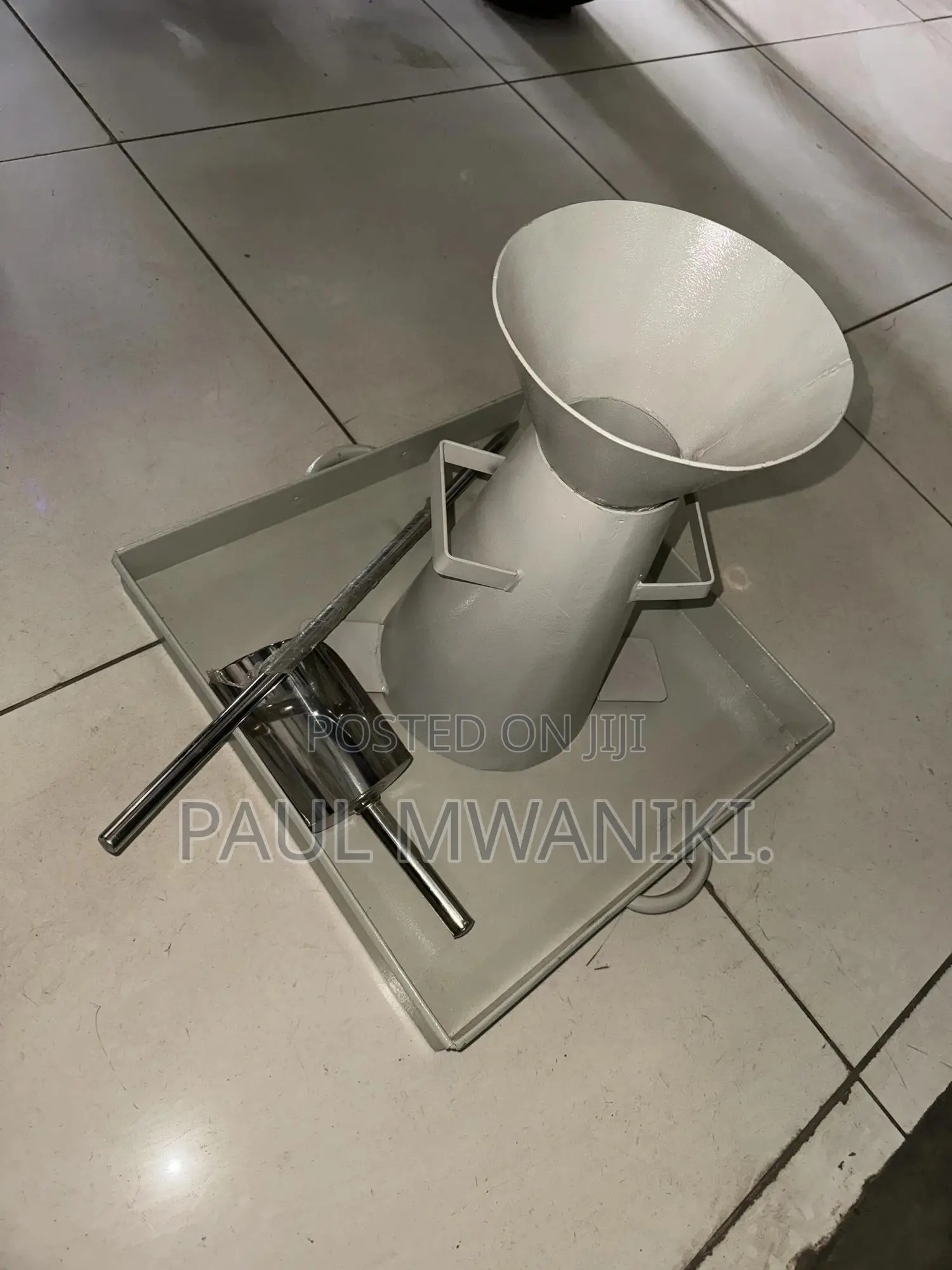 Slump Cone Apparatus for Slump Test- Complete Set.
