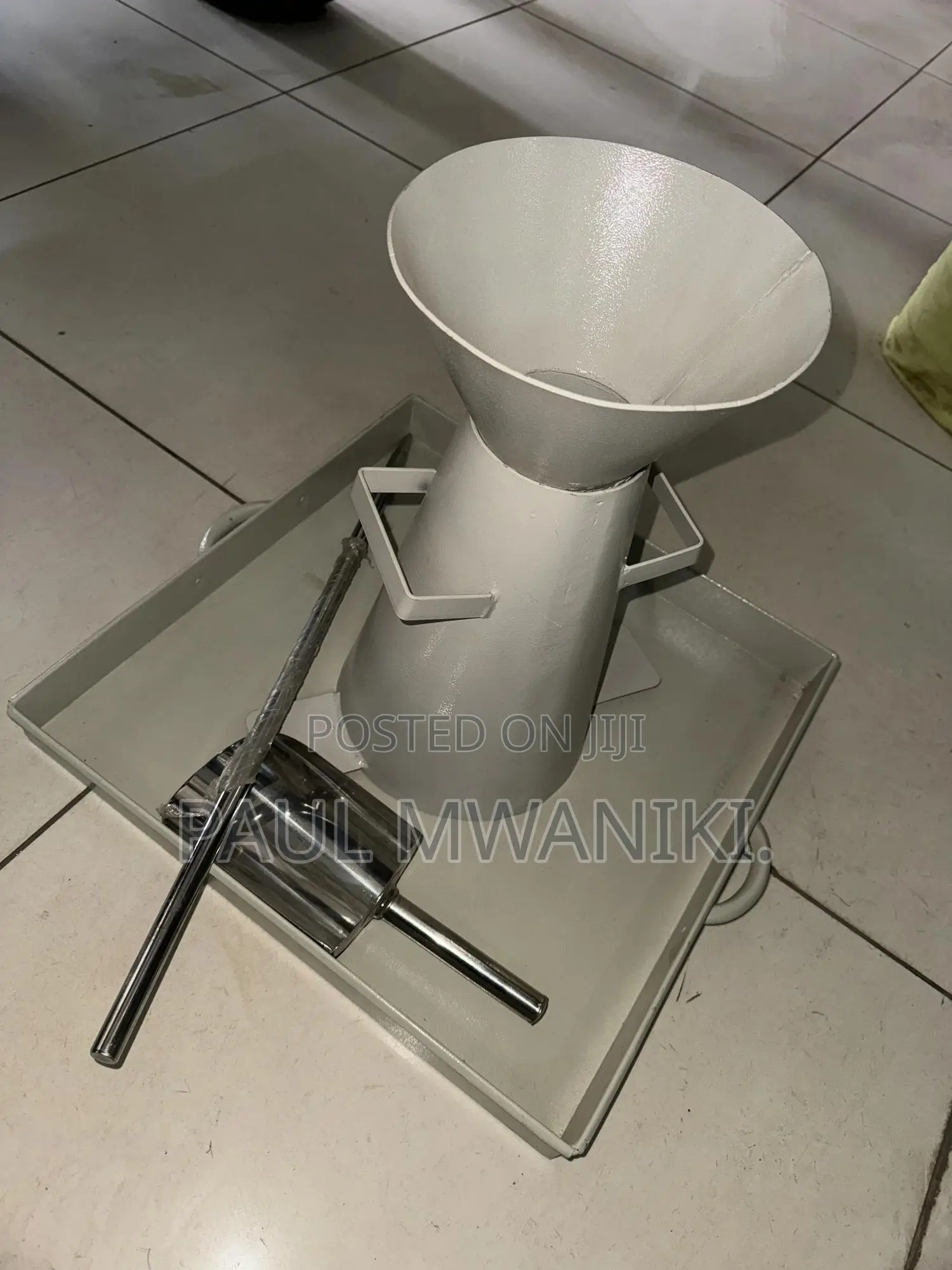 Slump Cone Apparatus for Slump Test- Complete Set.