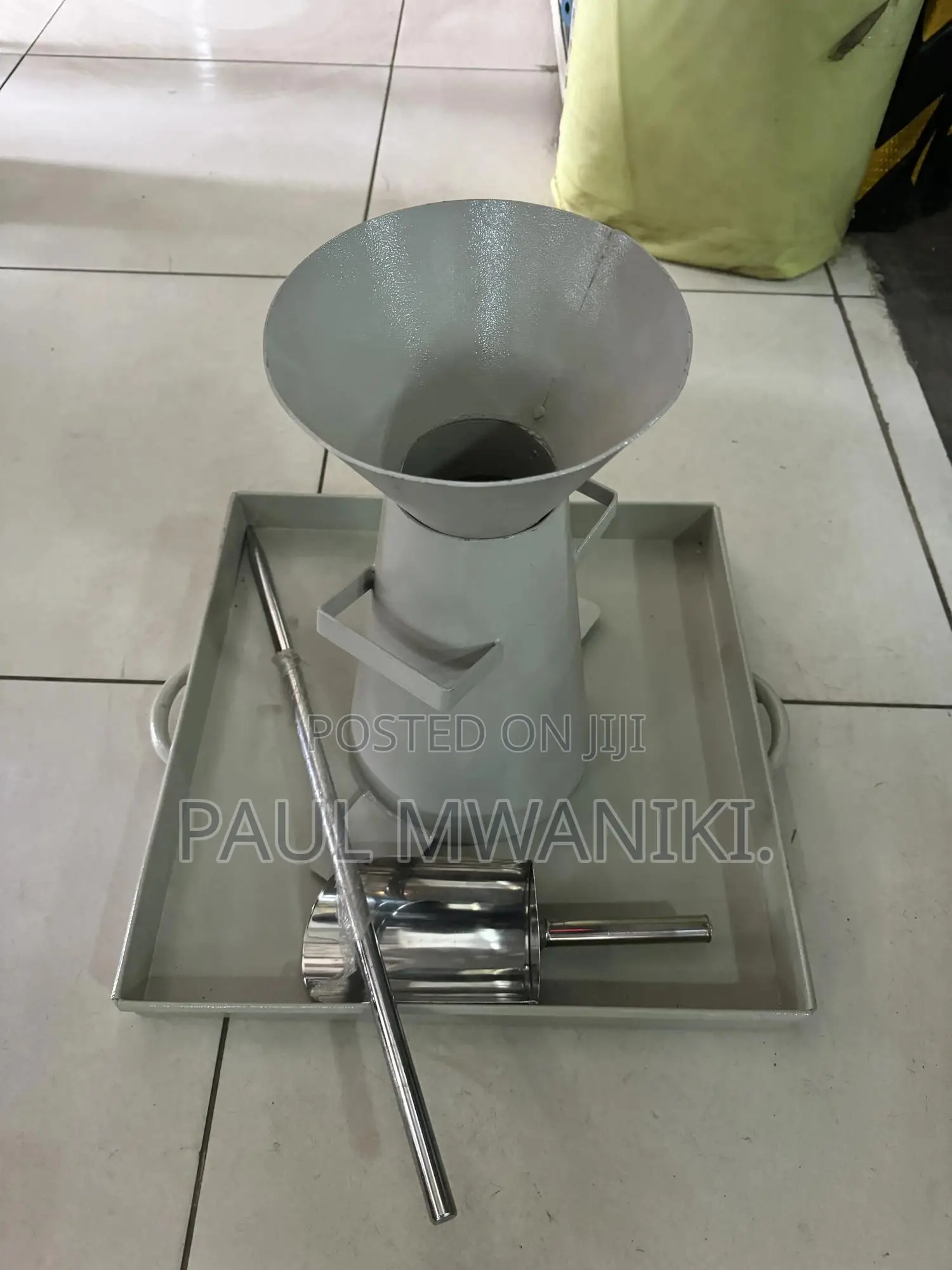 Slump Cone Apparatus for Slump Test- Complete Set.