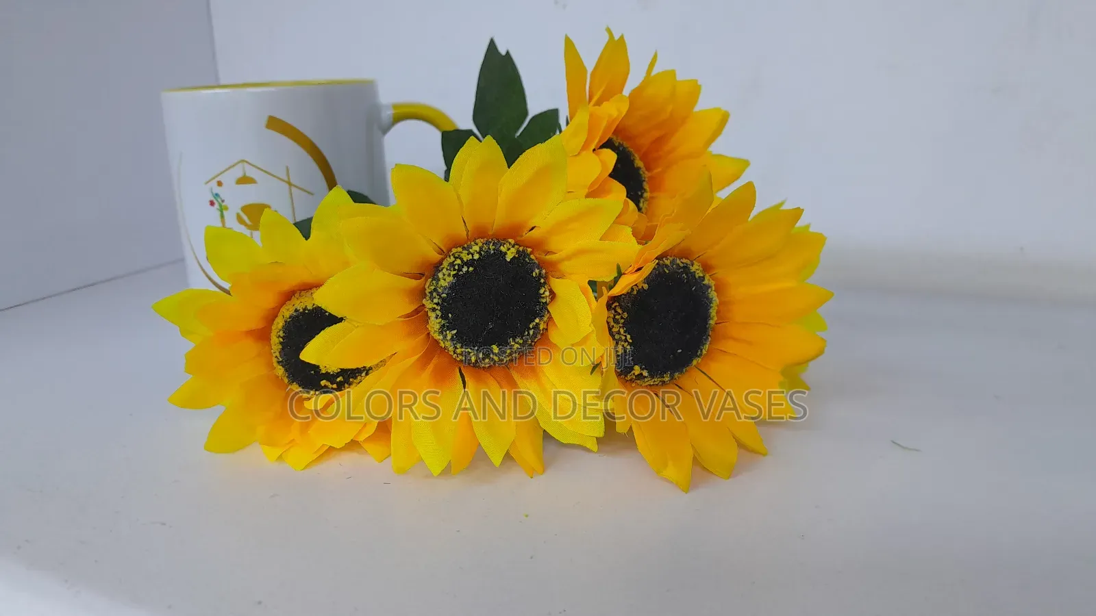 5head Sunflowers Artificial Bunch