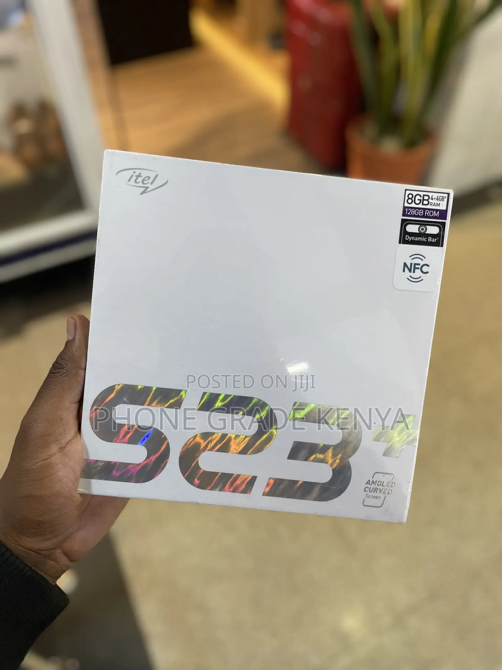 New Itel S23 Plus 128 GB Black