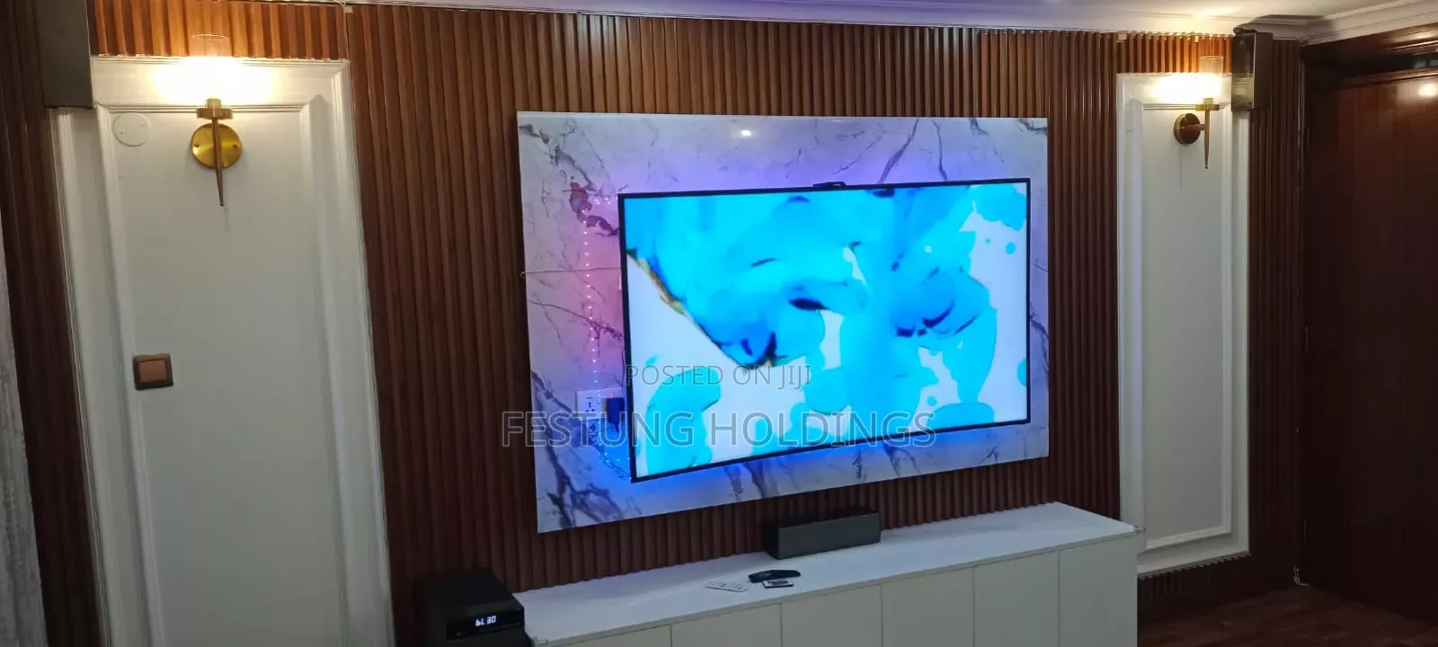 Tv Wall With Panels