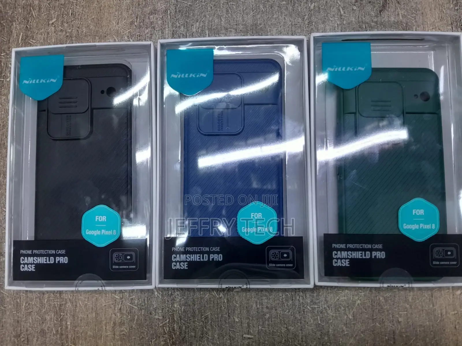 Back Cover Compatible to Google Pixel 8 With Sliding Camshie