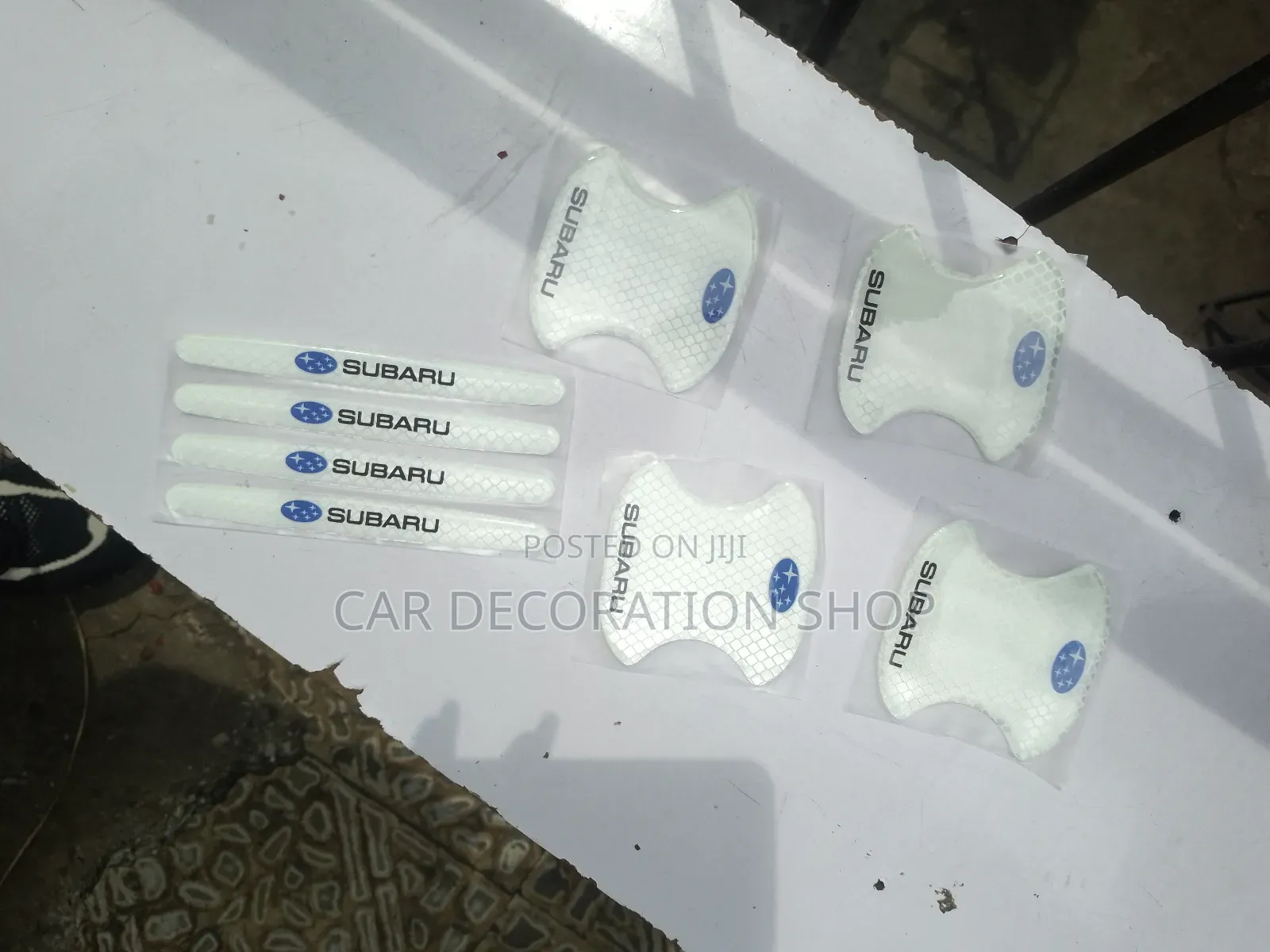 8pc Subaru Door+ Bowl Guard Stickers