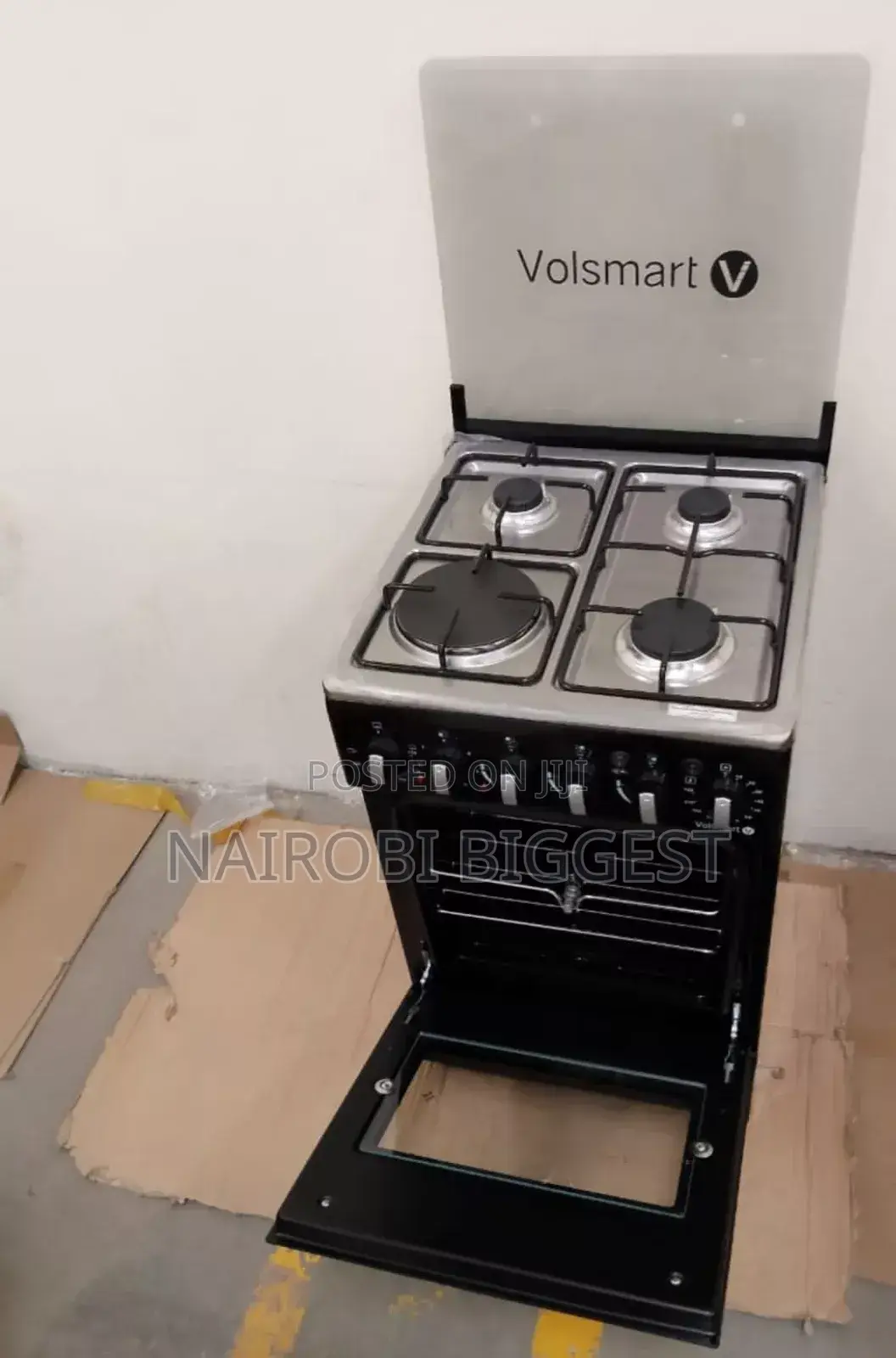 Volsmart 50×55cm 3+1 Standing Cooker With Electric Oven