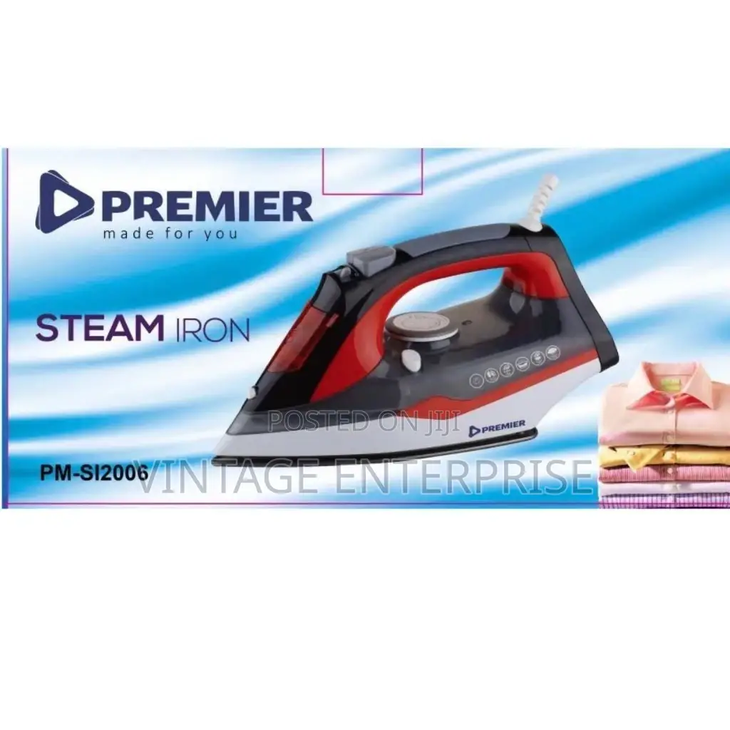 "Premier Steam Iron Box 
