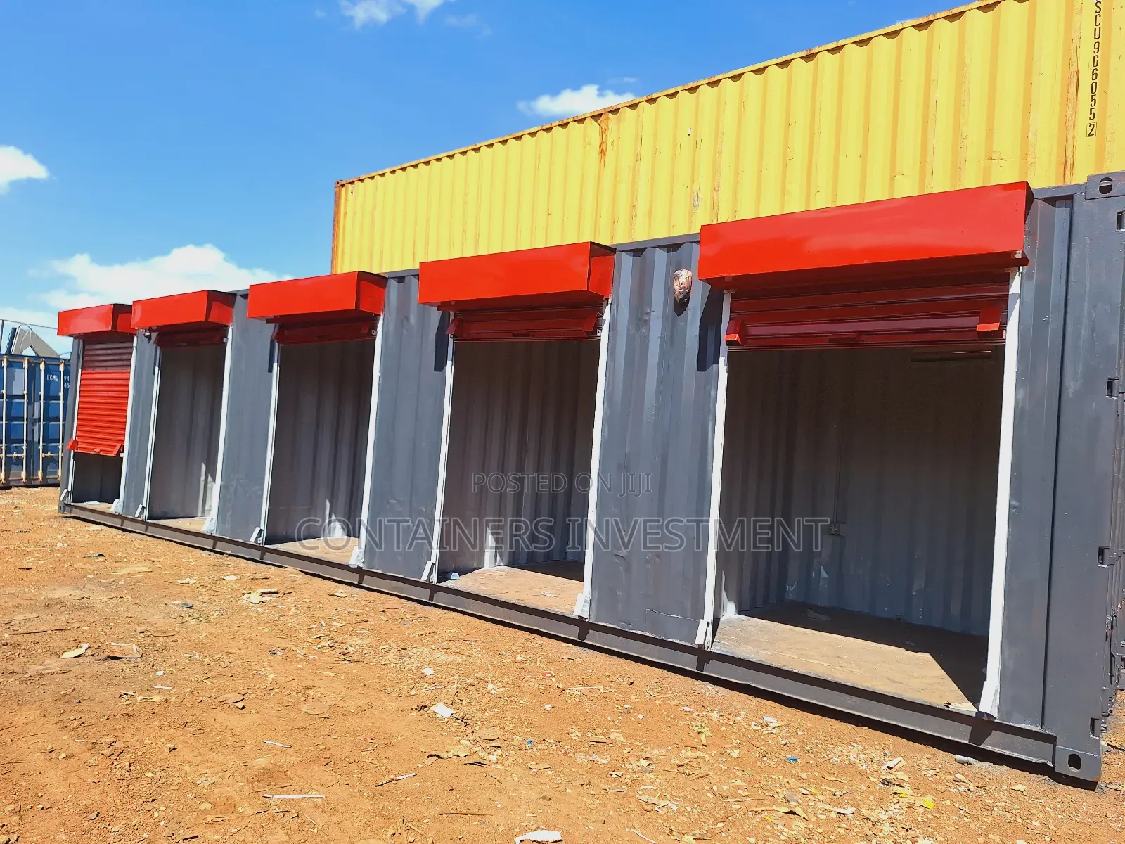 Secure and Spaciuos 40ft Container Stalls