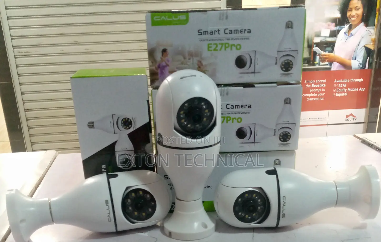 Calus Proe27 Bulb Wifi Camera Indoor Two Ways Audio Security