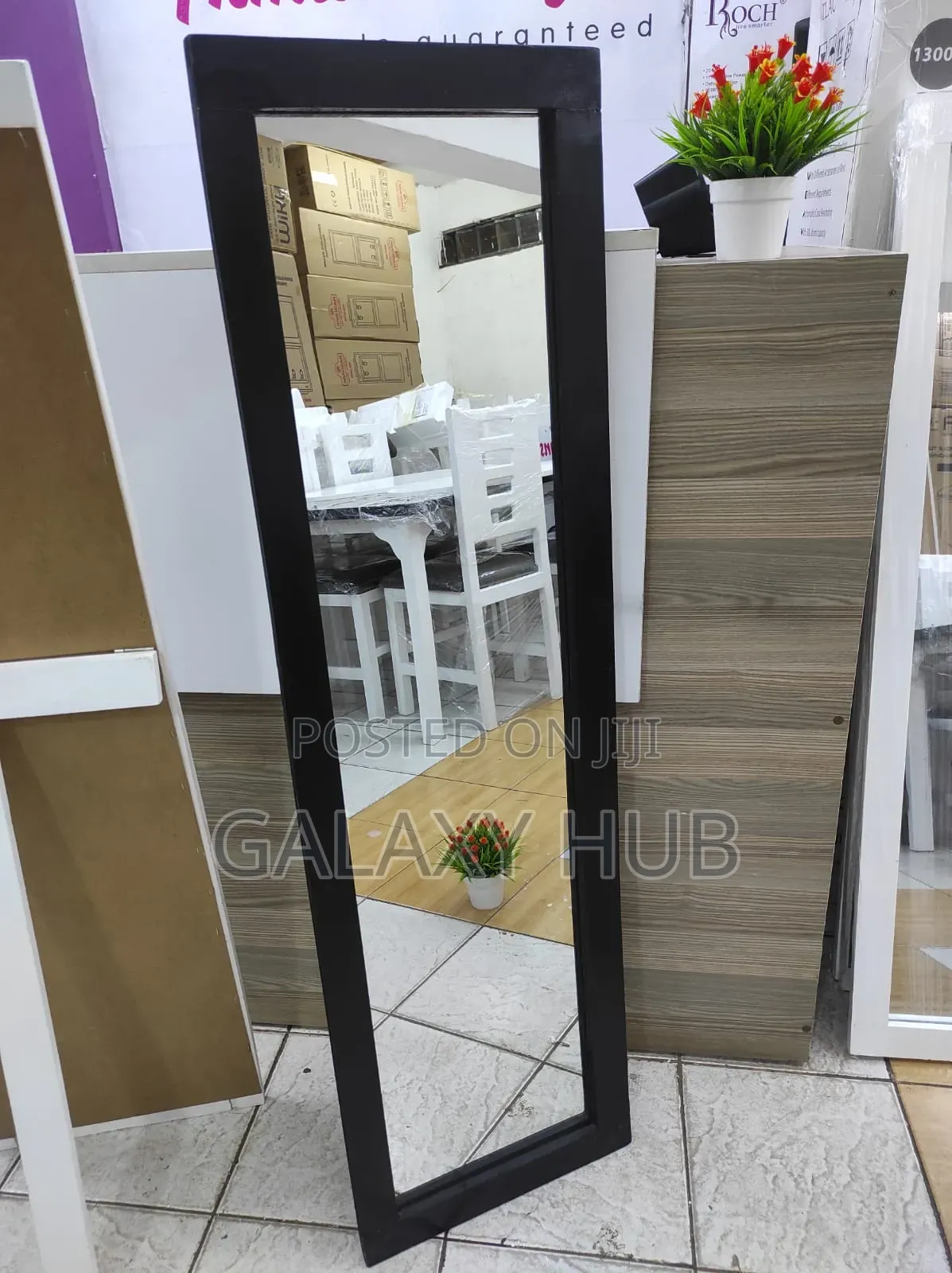 Black Full Length Home Dressing Mirror