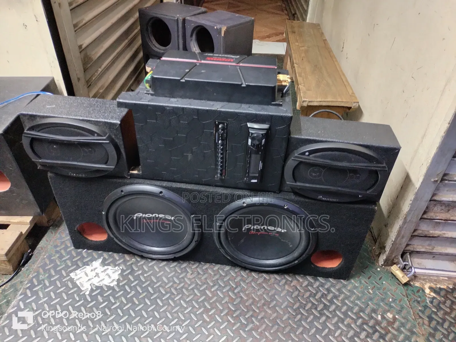 Club System/Home System With 2bass Speakers