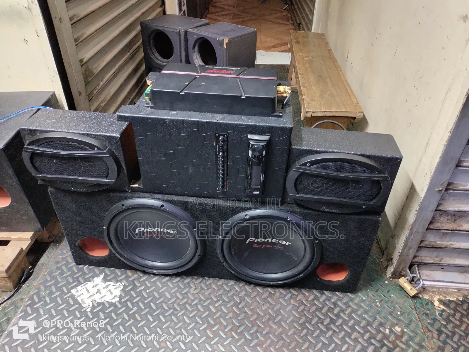 Club System/Home System With 2bass Speakers