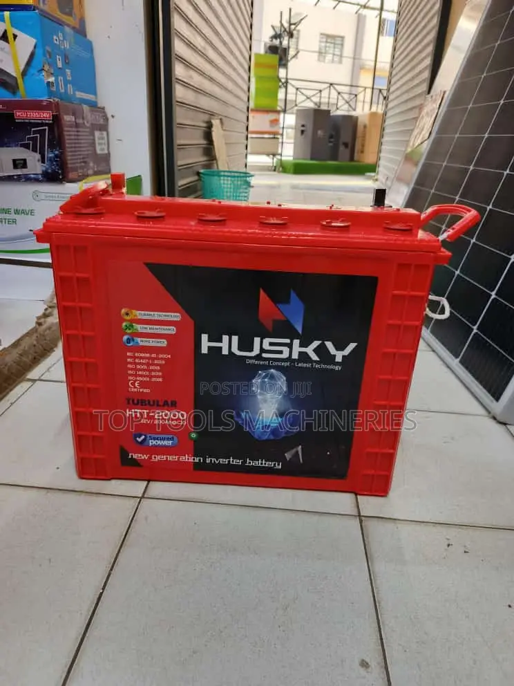 Original Husky 200ah 12v Tall Tubular Heavy Duty Battery