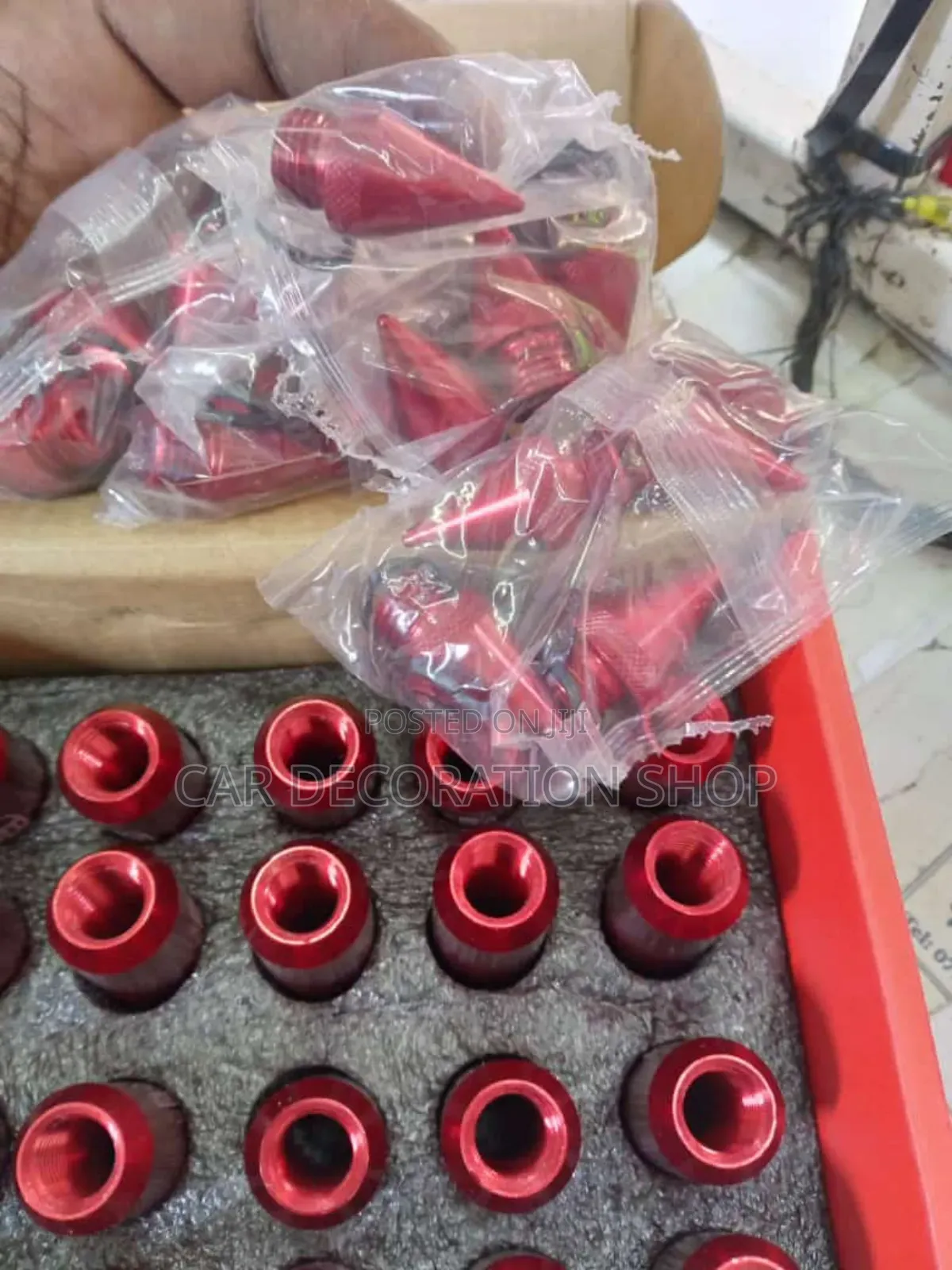 20pcs Bullets Rim Decoration Nuts
