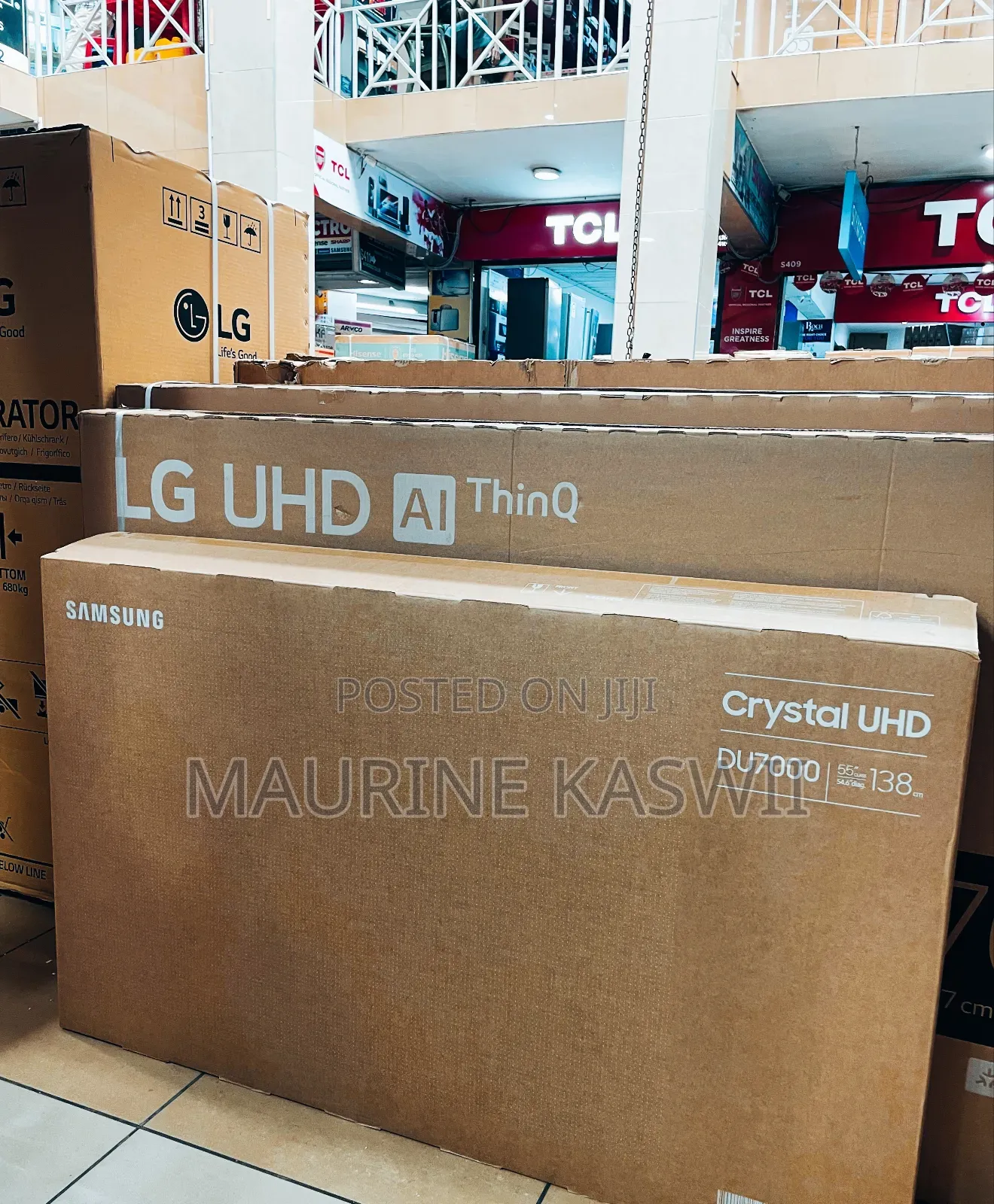 Samsung 55" Crystal Uhd Du7000 Tizen Os Smart Tv (2024)
