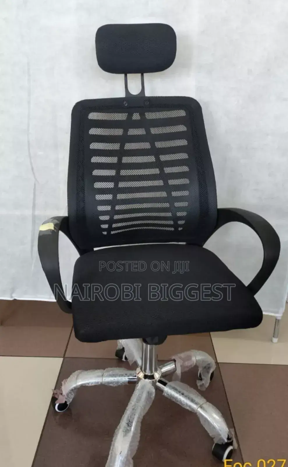 Amazing Secretarial Mesh Office Chair With Headrest