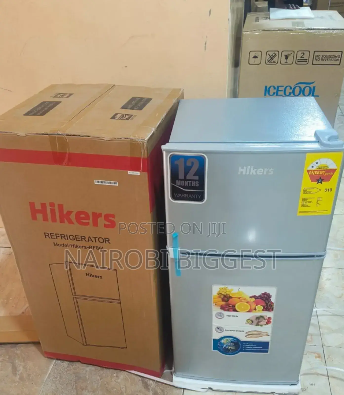 Hiker 86 Litres Double Door Refrigerator