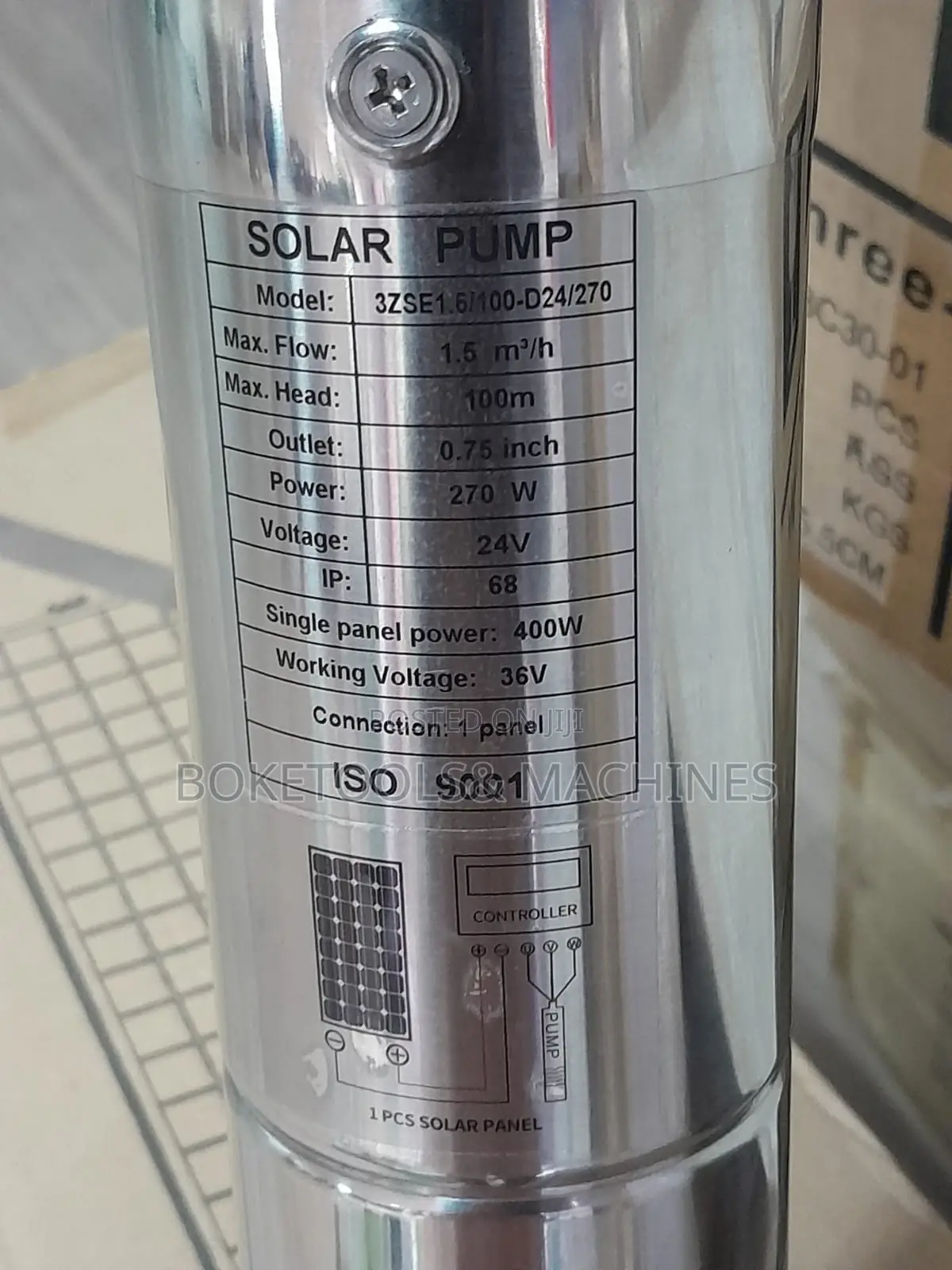 100m HEAD Solarpump
