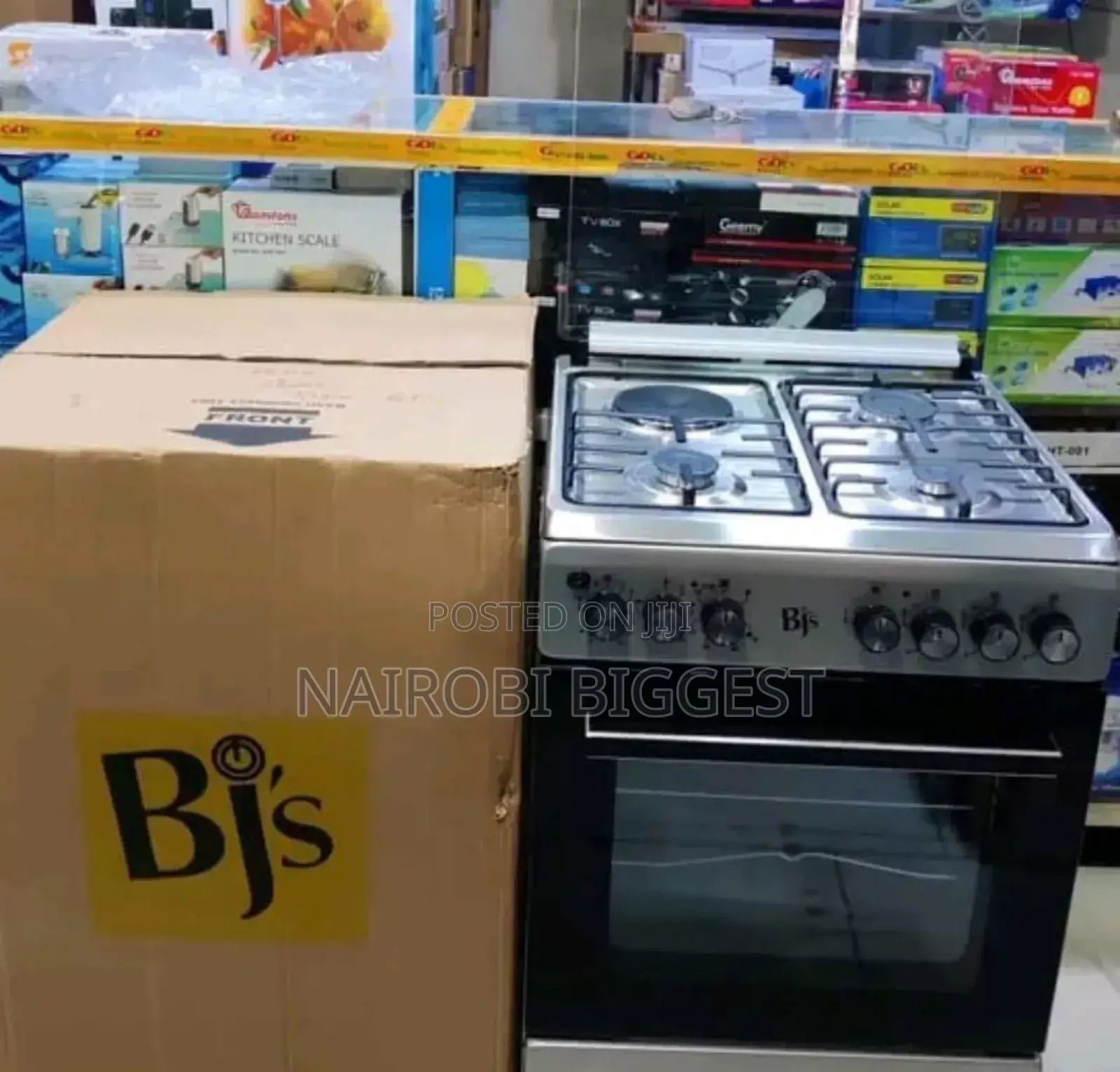 Bjs Standing 3gas+1 Electric Cooker 60×60 Standing Cooker