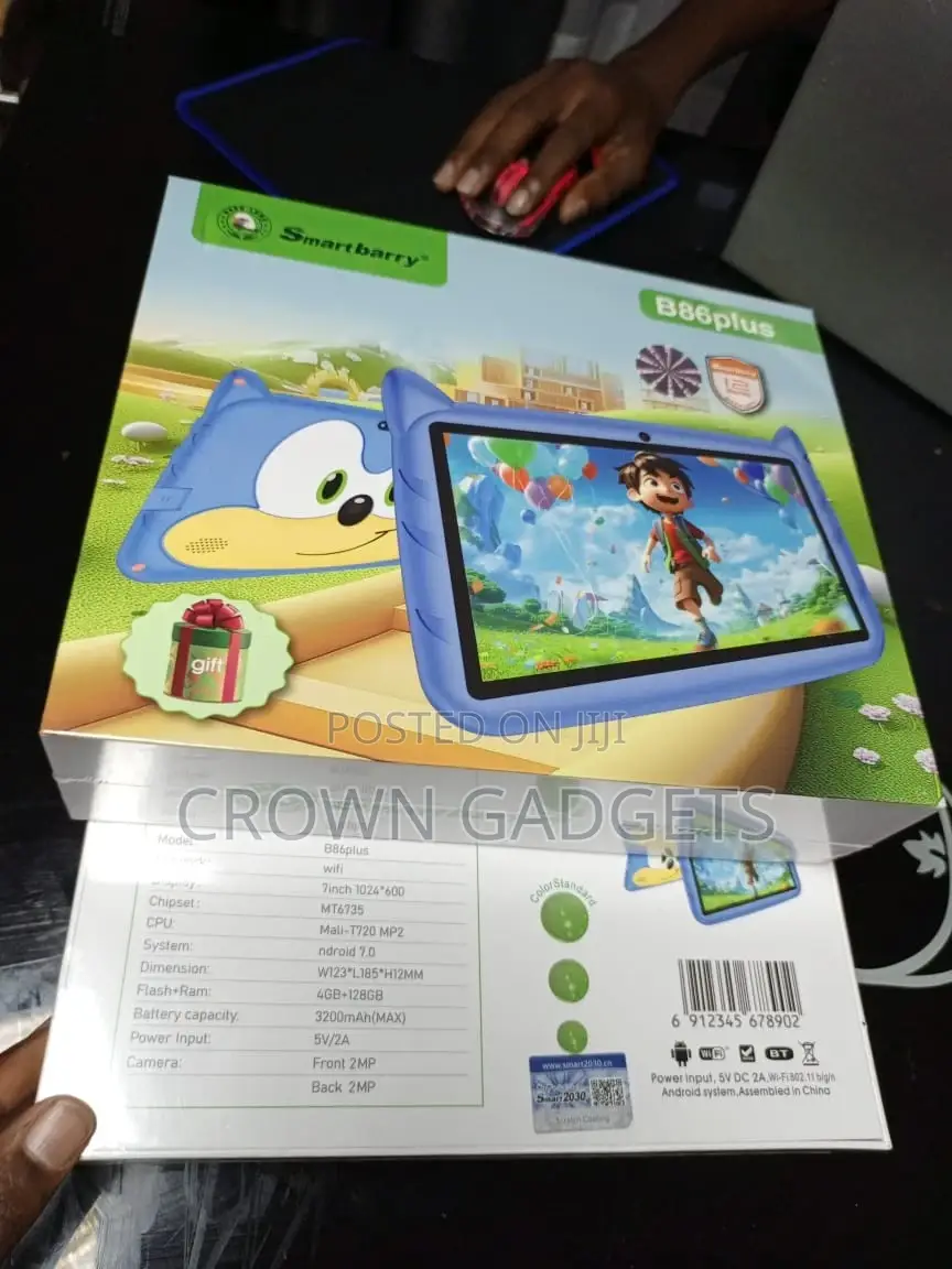 Kids Tablet Smartbarry B86plus With in-Built Educational App