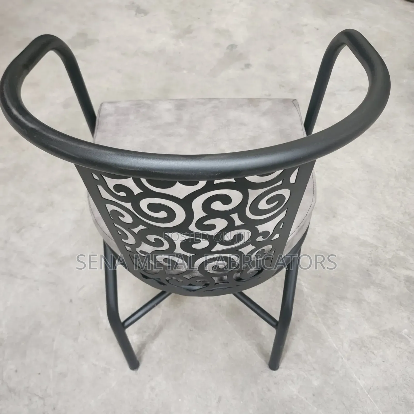 Restaurant Chairs With Laser Cut Pattern.