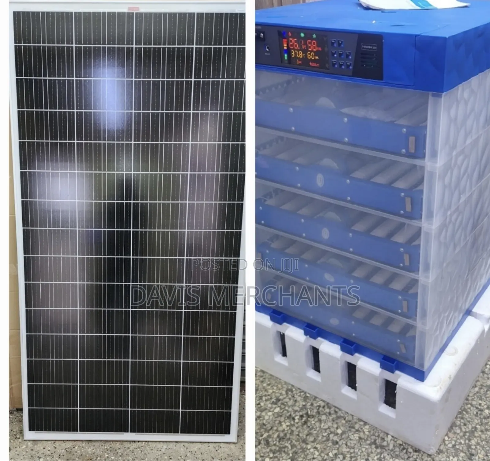 Eggs Incubator and Solar Panels