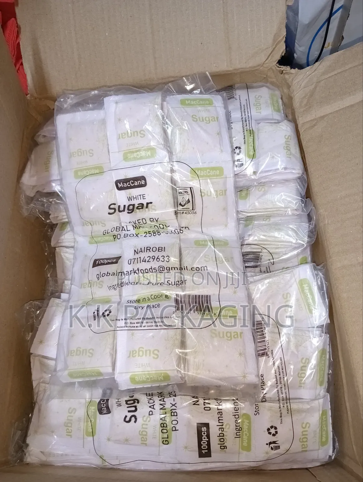 White Sugar Sachets