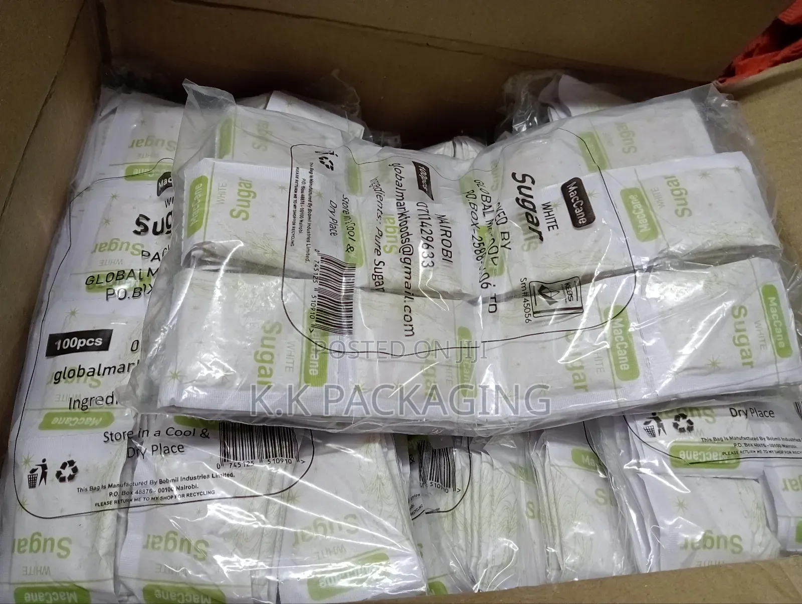 White Sugar Sachets