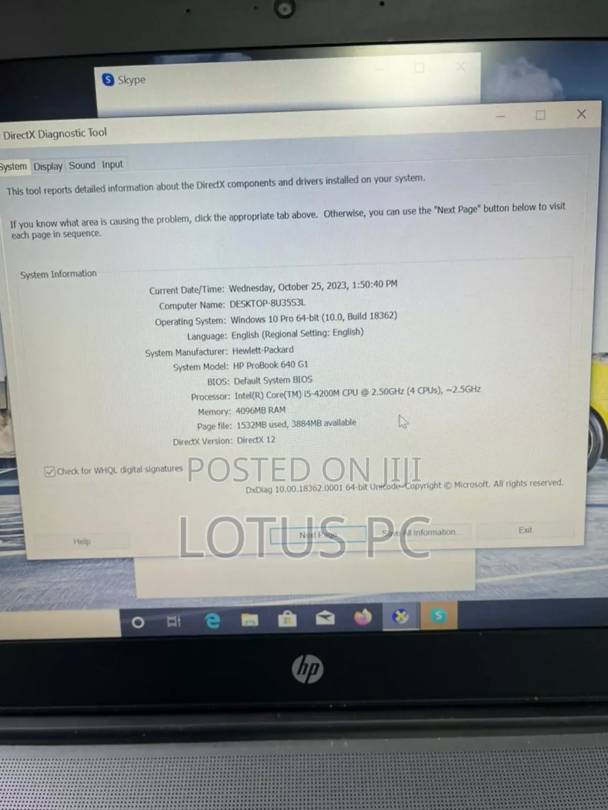 Laptop HP ProBook 640 G1 4GB Intel Core I5 HDD 500GB