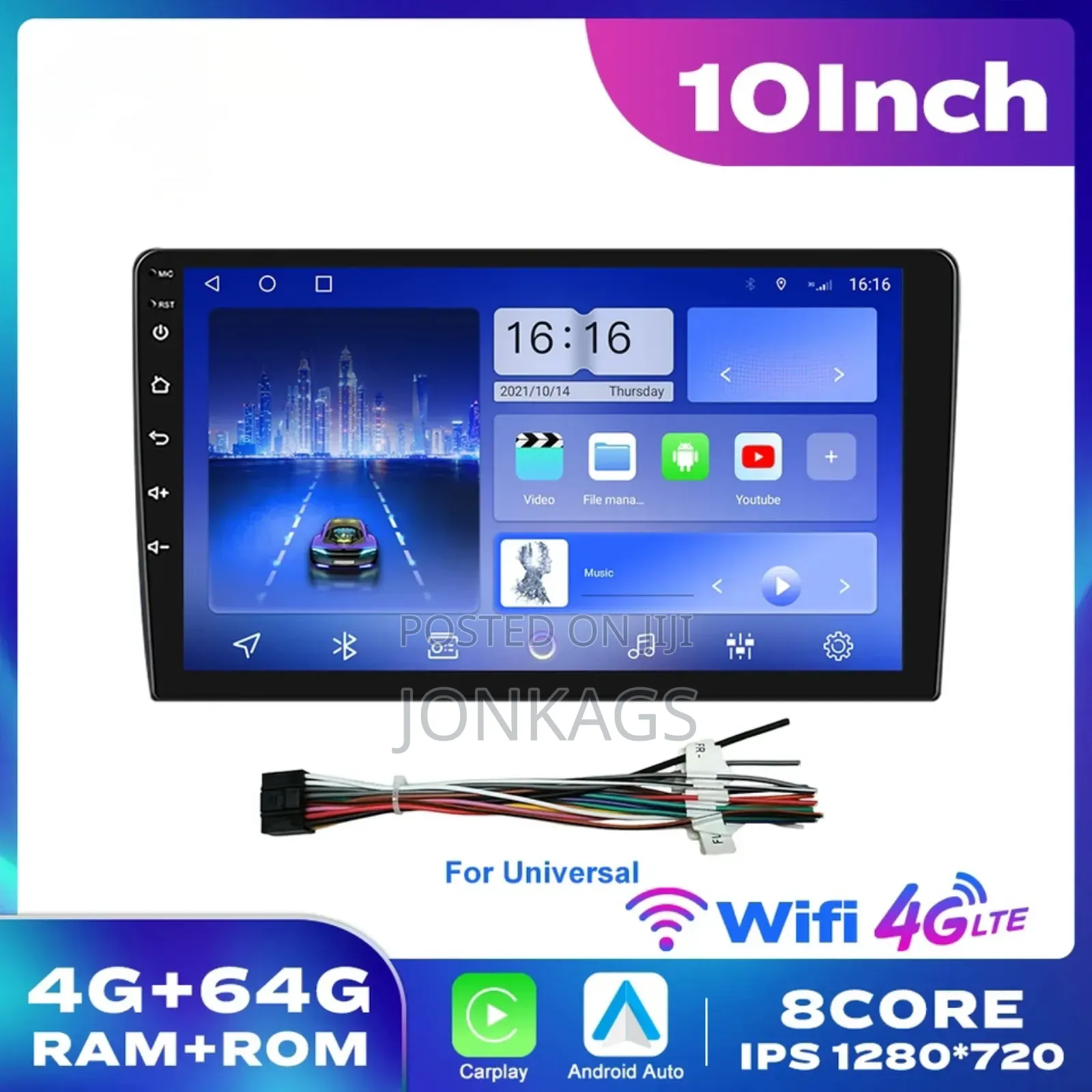 10 Inches Car Android 4gb 64gb Apple Carplay Android Auto