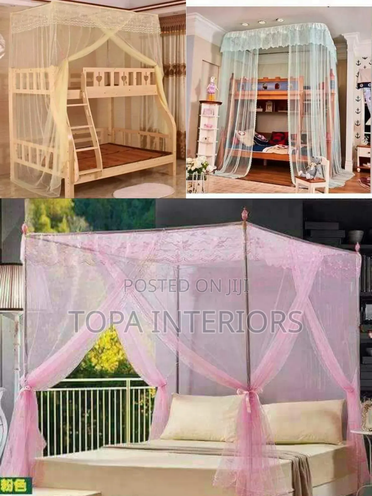 Bed Mosquito Nets 4 Stand Mosquito Nets Double Decker Nets