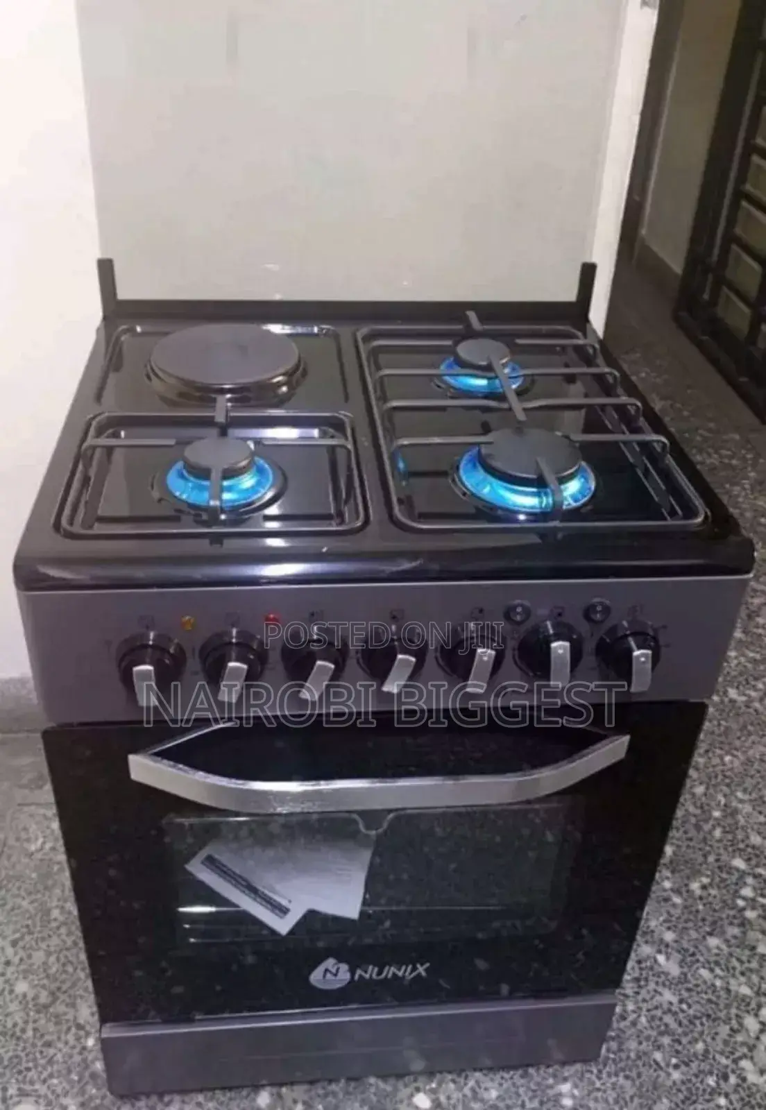 Nunix 3gas+1 Electric Standing 60 By 60 Standing Cooker